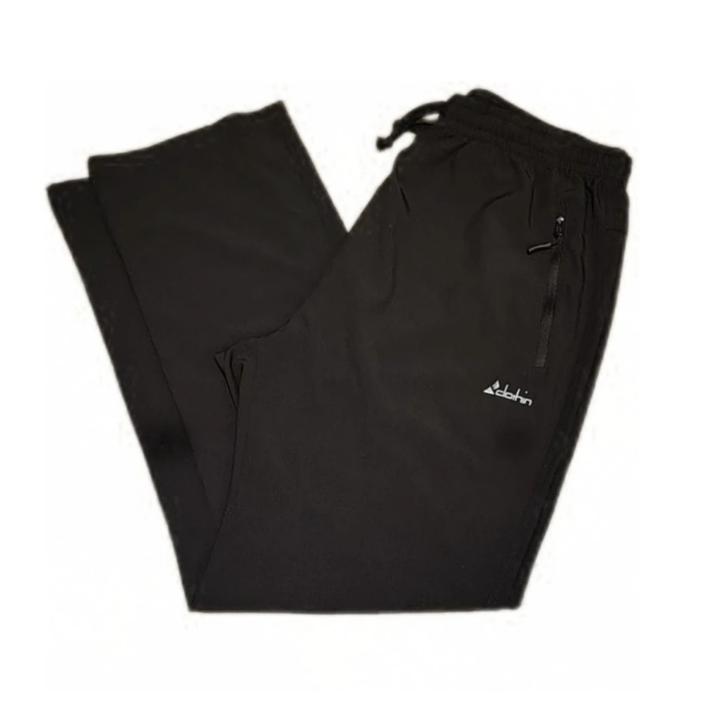 Clothin Mens Hiking Pants XL 32L Black Stretch Quick Dry Track  Athletic CP13209